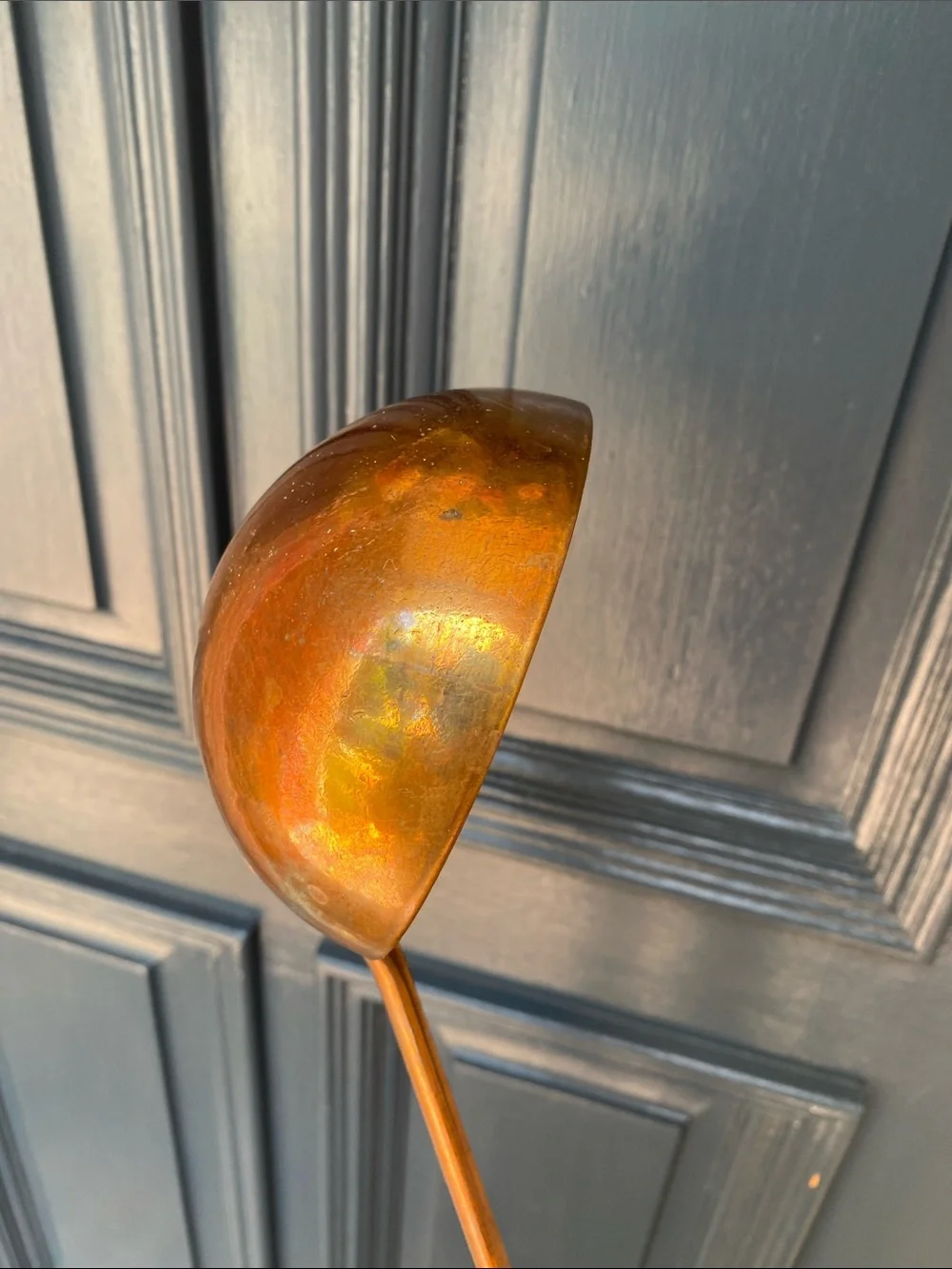 Decorative Hanging Copper Ladle Wall Accent